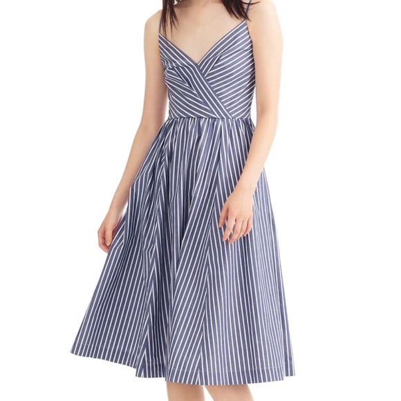 J. Crew Dresses & Skirts - J. CREW | Shirting Striped Midi Dress
